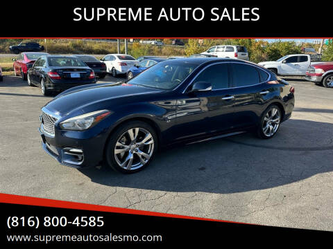 2015 Infiniti Q70 for sale at SUPREME AUTO SALES in Grandview MO