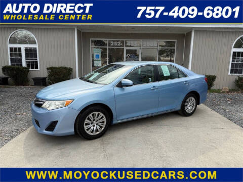 2012 Toyota Camry for sale at Auto Direct Wholesale Center in Moyock NC