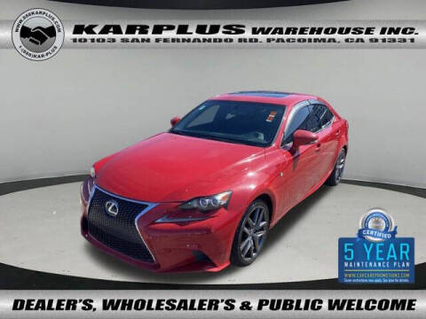 2016 Lexus IS 200t for sale at Karplus Warehouse in Pacoima CA