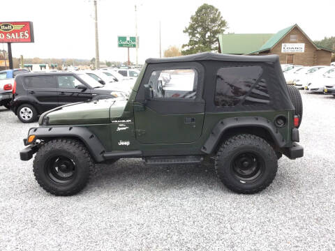 1997 Jeep Wrangler for sale at H & H Auto Sales in Athens TN