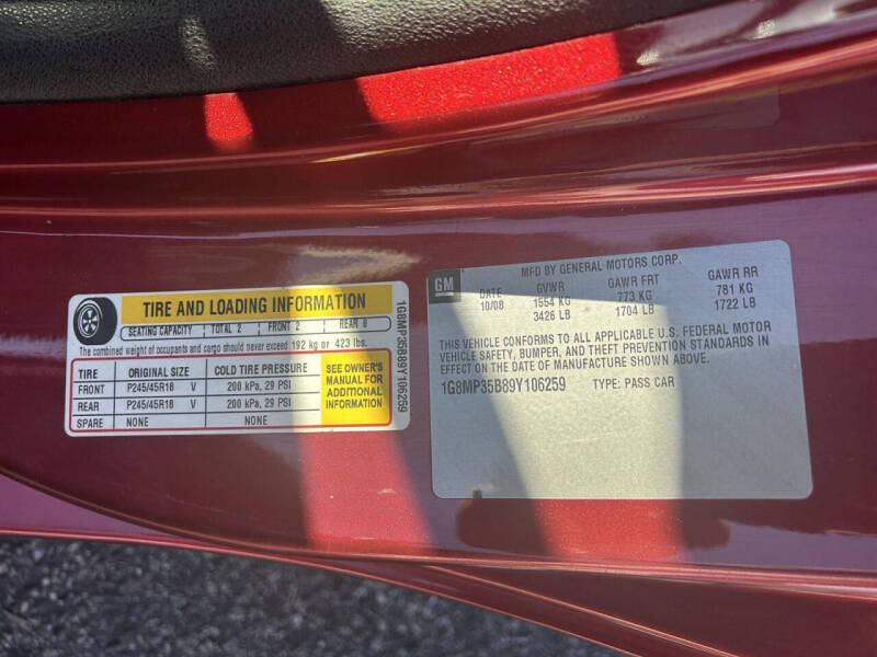 2009 Saturn SKY Ruby Red SE