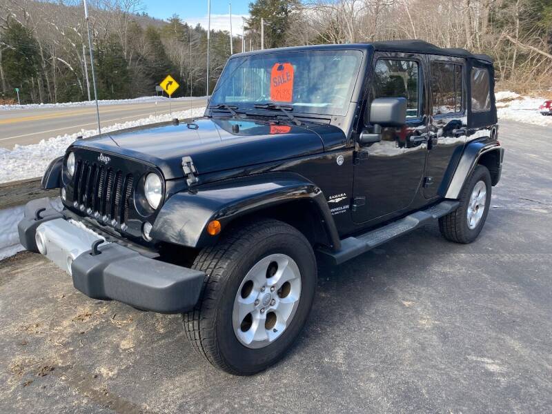 2014 Jeep Wrangler Unlimited for sale at Route 4 Motors INC in Epsom NH
