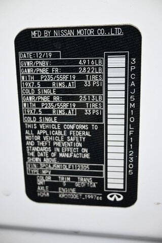 2020 Infiniti QX50 Luxe