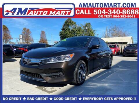 2016 Honda Accord for sale at AM Auto Mart Marrero LLC in Marrero LA