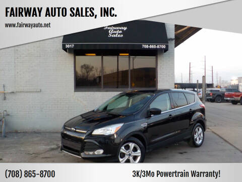 2015 Ford Escape for sale at FAIRWAY AUTO SALES, INC. in Melrose Park IL