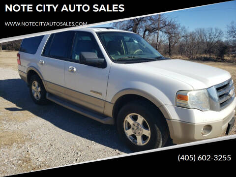 2007 Ford Expedition for sale at NOTE CITY AUTO SALES in Oklahoma City OK