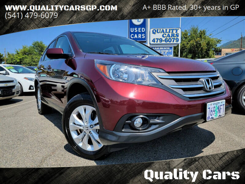 2012 Honda CR-V for sale at Quality Cars in Grants Pass OR