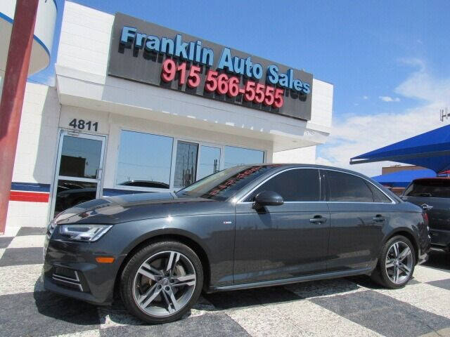 2018 Audi A4 for sale at Franklin Auto Sales in El Paso TX