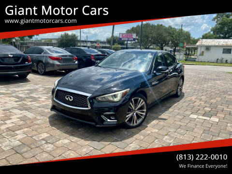 2019 Infiniti Q50 for sale at Giant Motor Cars in Tampa FL
