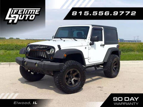 2014 Jeep Wrangler for sale at Lifetime Auto in Elwood IL