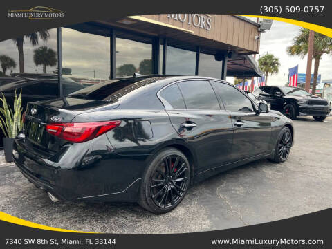 2023 Infiniti Q50 Red Sport 400