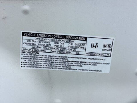 2018 Honda Odyssey Touring