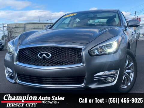 2018 Infiniti Q70 for sale at CHAMPION AUTO SALES OF JERSEY CITY in Jersey City NJ