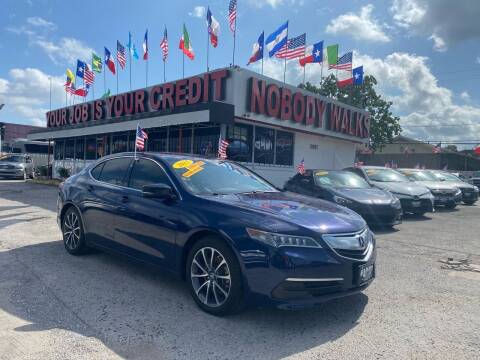 2015 Acura TLX for sale at Giant Auto Mart in Houston TX
