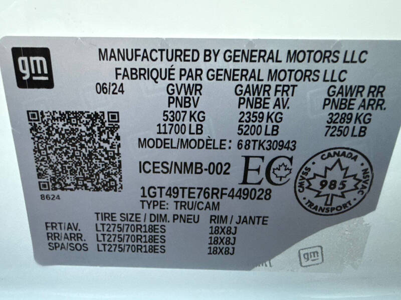 2024 GMC Sierra 3500HD SLE