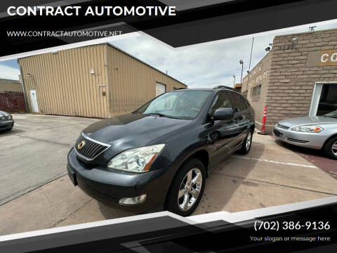 2004 Lexus RX 330 for sale at CONTRACT AUTOMOTIVE in Las Vegas NV