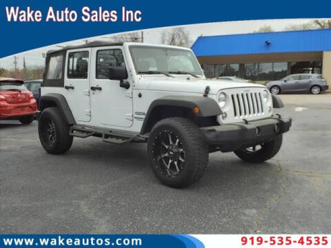 2017 Jeep Wrangler Unlimited for sale at Wake Auto Sales Inc in Raleigh NC