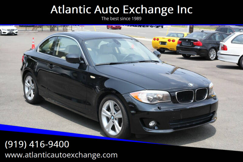 2013 BMW 1 Series for sale at Atlantic Auto Exchange Inc in Durham NC