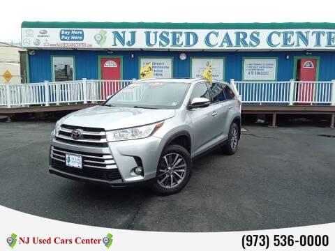 2019 Toyota Highlander for sale at New Jersey Used Cars Center in Irvington NJ
