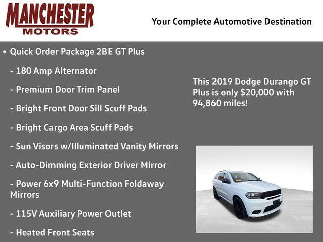 2019 Dodge Durango GT Plus