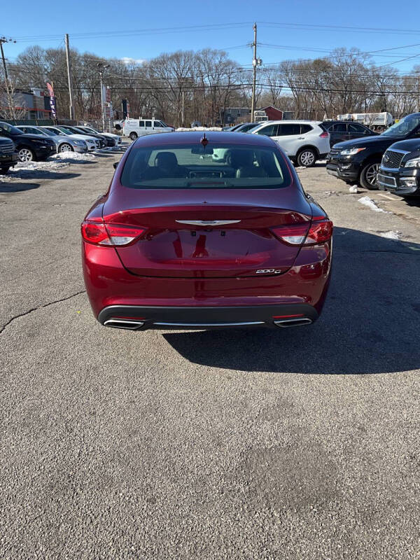 Used 2015 Chrysler 200 C with VIN 1C3CCCCG7FN524695 for sale in Warwick, RI