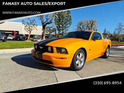 2007 Ford Mustang for sale at FANASY AUTO SALES/EXPORT in Yorba Linda CA