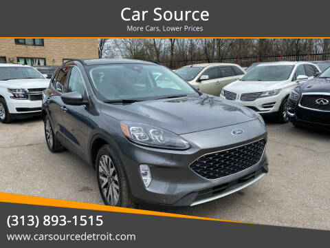 2021 Ford Escape for sale at Car Source in Detroit MI