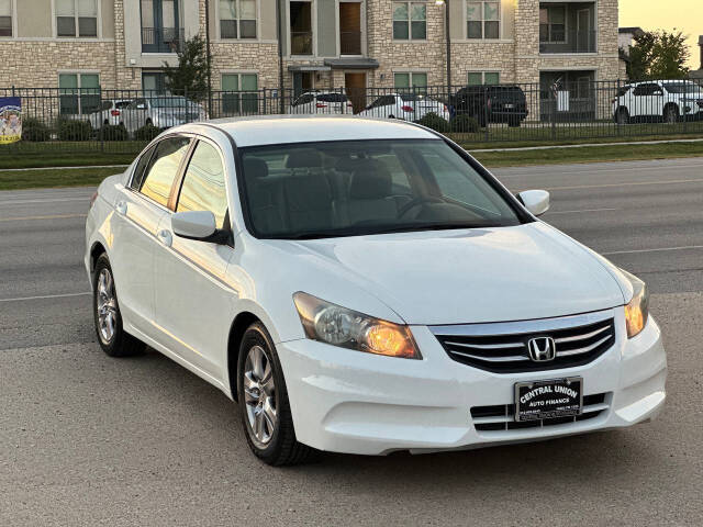 2012 Honda Accord for sale at Central Union Auto Finance LLC in Austin, TX