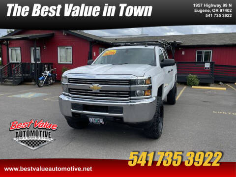 2015 Chevrolet Silverado 2500HD for sale at Best Value Automotive in Eugene OR