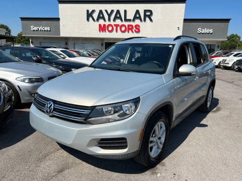 2015 Volkswagen Tiguan for sale at KAYALAR MOTORS in Houston TX