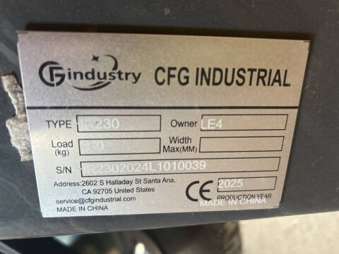 2025 CFG Mini skid steel