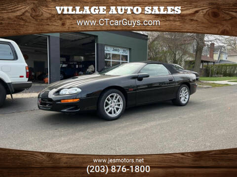2002 Chevrolet Camaro for sale at Village Auto Sales in Milford CT