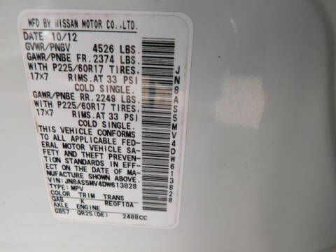 2013 Nissan Rogue SV