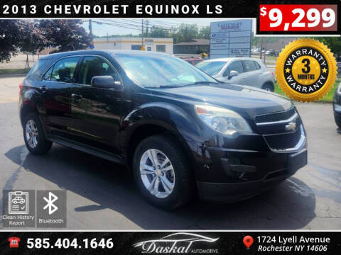 2013 Chevrolet Equinox for sale at Daskal Auto LLC in Rochester NY