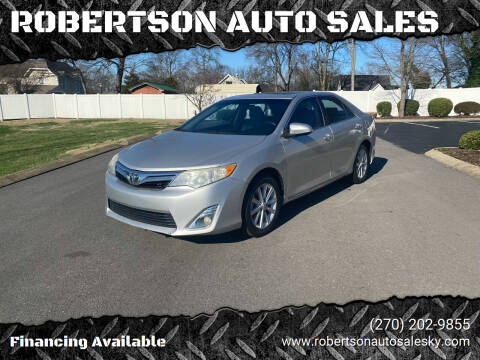 2012 Toyota Camry for sale at ROBERTSON AUTO SALES in Bowling Green KY