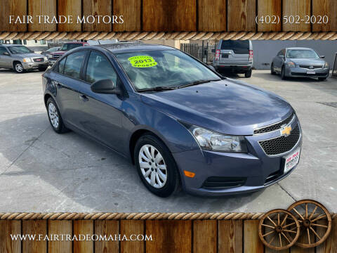 2013 Chevrolet Cruze for sale at FAIR TRADE MOTORS in Bellevue NE