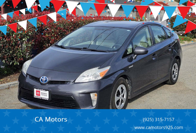 2013 Toyota Prius for sale at CA Motors in Livermore CA