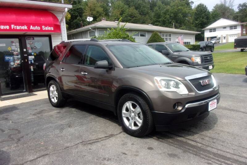 2011 GMC Acadia for sale at Dave Franek Automotive in Wantage NJ