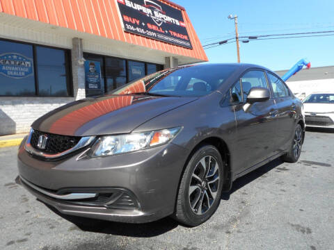 2013 Honda Civic for sale at Super Sports & Imports in Jonesville NC