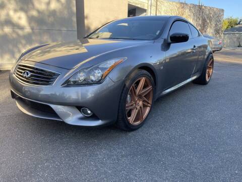 2015 Infiniti Q60 Coupe for sale at AutoHaus in Colton CA