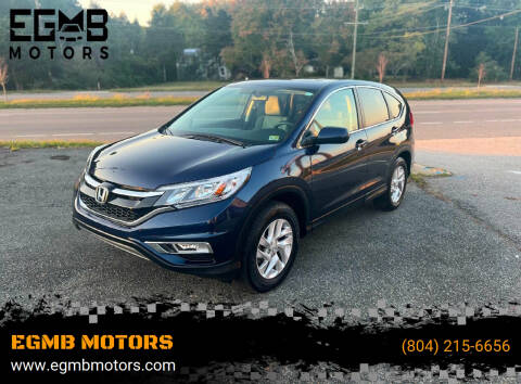 2016 Honda CR-V for sale at EGMB MOTORS in Midlothian VA