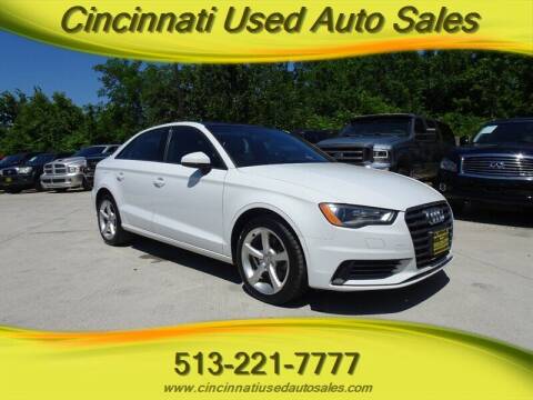 2015 Audi A3 for sale at Cincinnati Used Auto Sales in Cincinnati OH