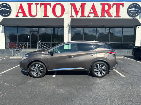 2015 Nissan Murano for sale at AUTO MART in Montgomery AL