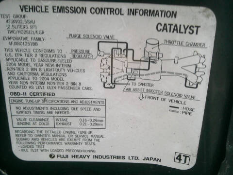 2004 Subaru Forester X