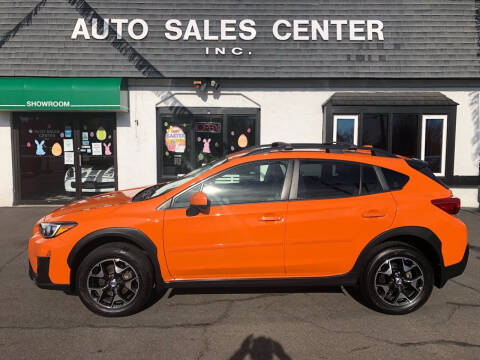 2018 Subaru Crosstrek for sale at Auto Sales Center Inc in Holyoke MA