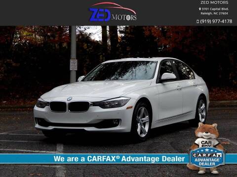 2015 BMW 3 Series for sale at Zed Motors in Raleigh NC