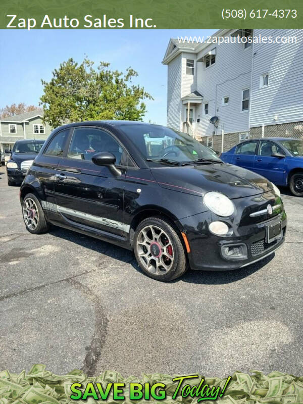 2012 FIAT 500 for sale at Zap Auto Sales Inc. in Fall River MA
