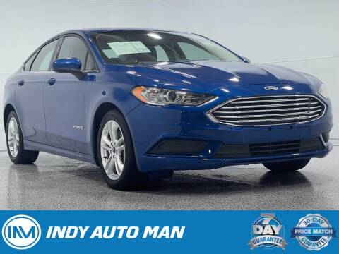 2018 Ford Fusion Hybrid for sale at INDY AUTO MAN in Indianapolis IN
