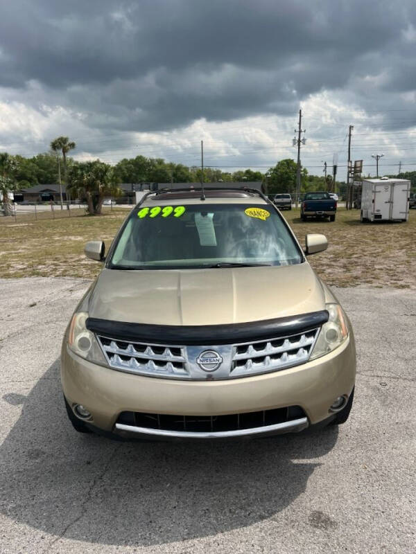2007 Nissan Murano for sale at GOLDEN GATE AUTOMOTIVE,LLC in Zephyrhills FL