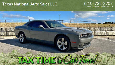 2018 Dodge Challenger for sale at Texas National Auto Sales LLC in San Antonio TX